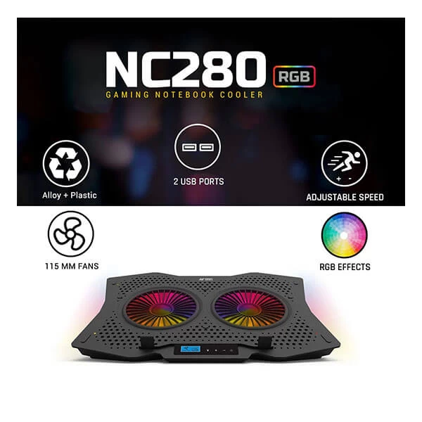 Ant Esports NC280 RGB Gaming Notebook Cooler