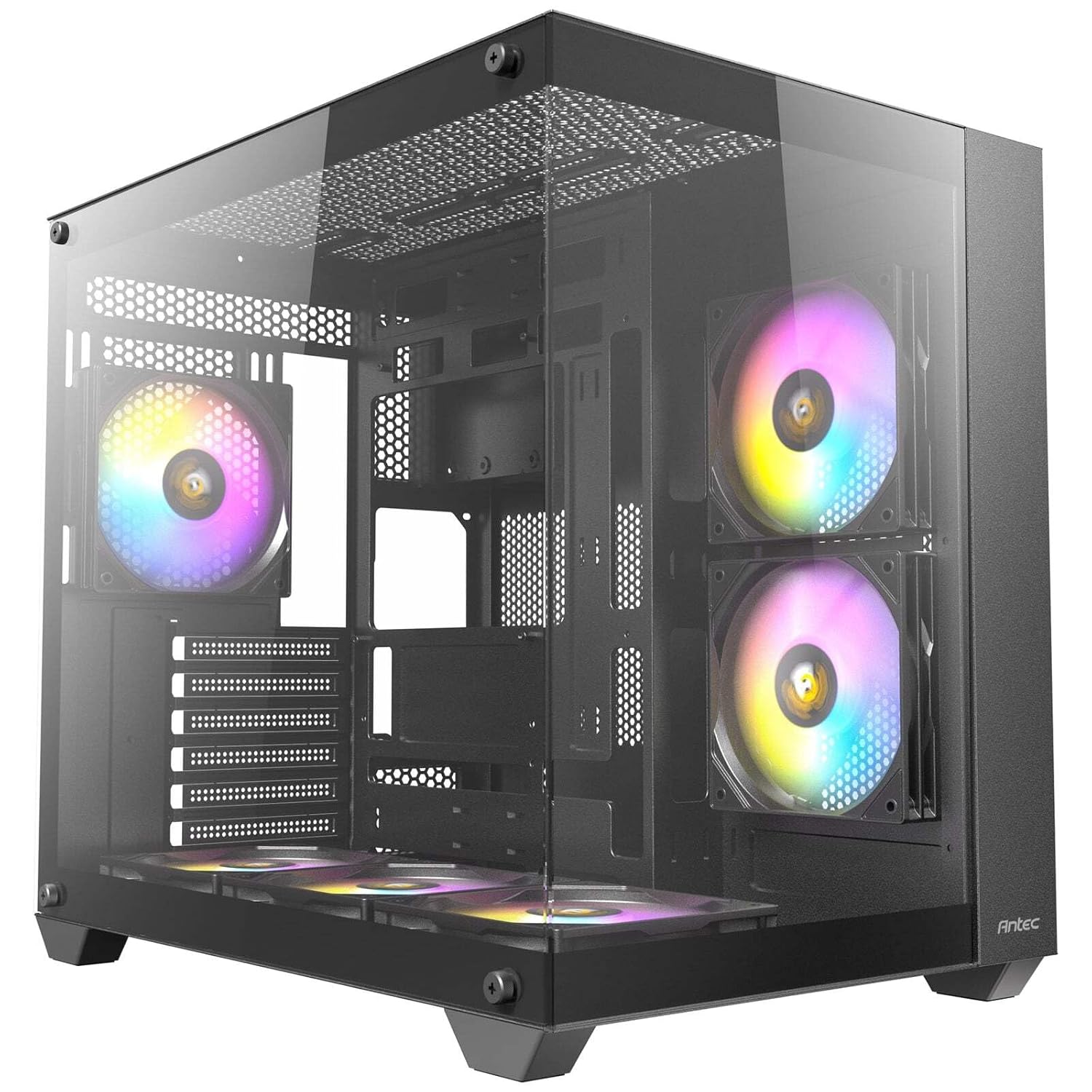 Antec CX800 RGB Elite Black, Mid Tower Cabinet with 270 Degrees Panoramic View