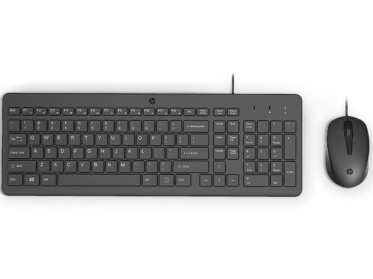 HP 150 Wired Mouse and Keyboard Combo - Wired