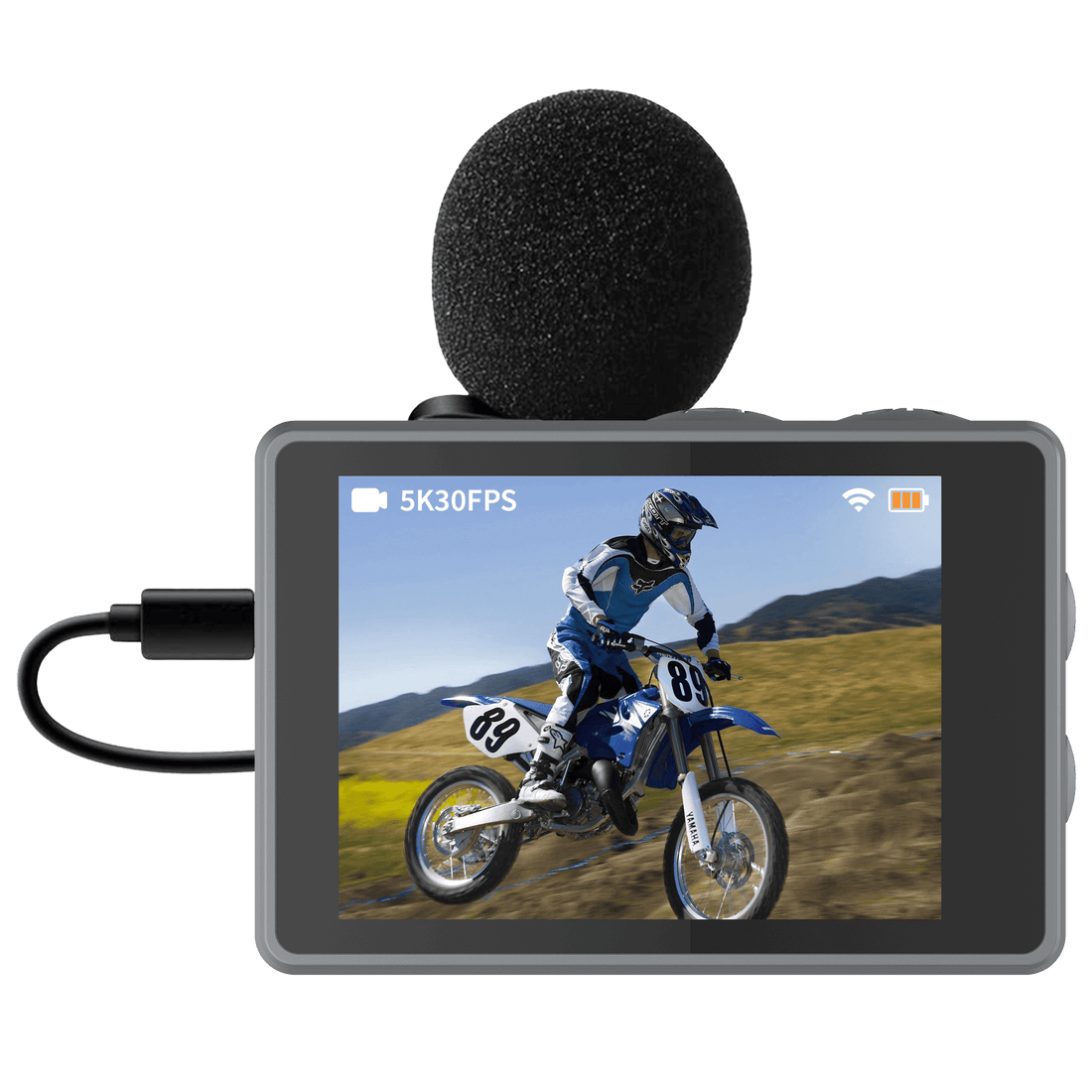 IZI Click Plus 5K Action Camera - 170 Wide Angle, Anti-Shake EIS - Image 2