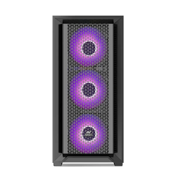 Ant Esports SX7 Auto RGB (ATX) Mid Tower Cabinet (Black)