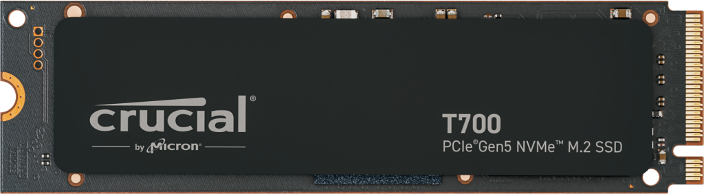 Crucial T700 4TB PCIe Gen5 NVMe M.2 SSD
