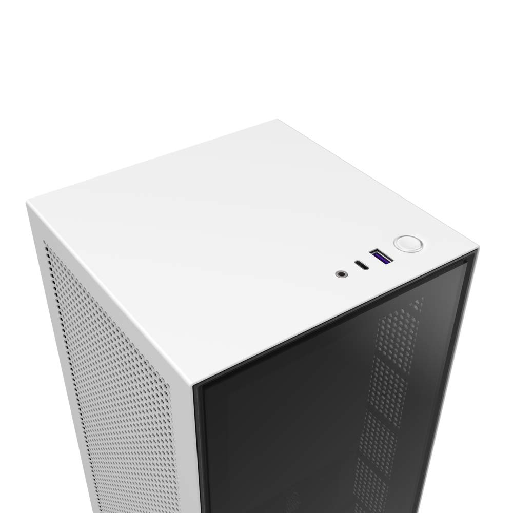 NZXT H1 MINI-ITX GAMING  ,WHITE  CABINET CASE
