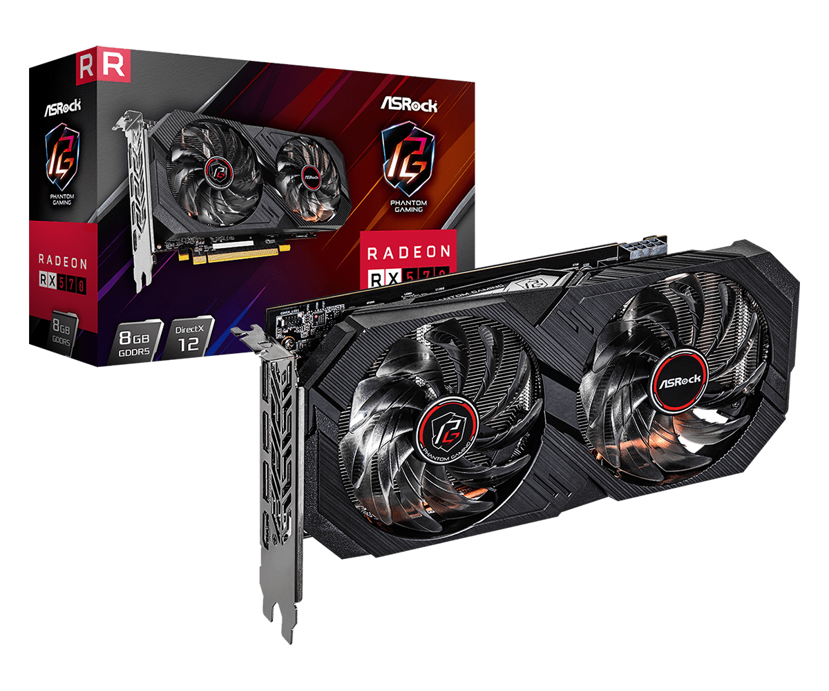AMD Radeon™ RX 570 Phantom Gaming Elite 8G GRAPHIC CARD