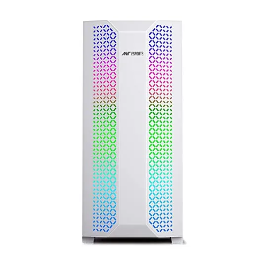 Ant Esports ICE-280 TGW Computer Chassis (White color cabinet )