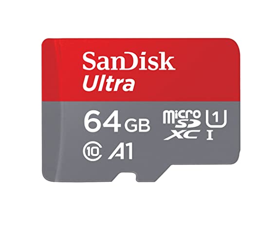 SanDisk Ultra? microSDXC? UHS-I Card, 64GB, 140MB/s R, 10 Y Warranty, for Smartphones