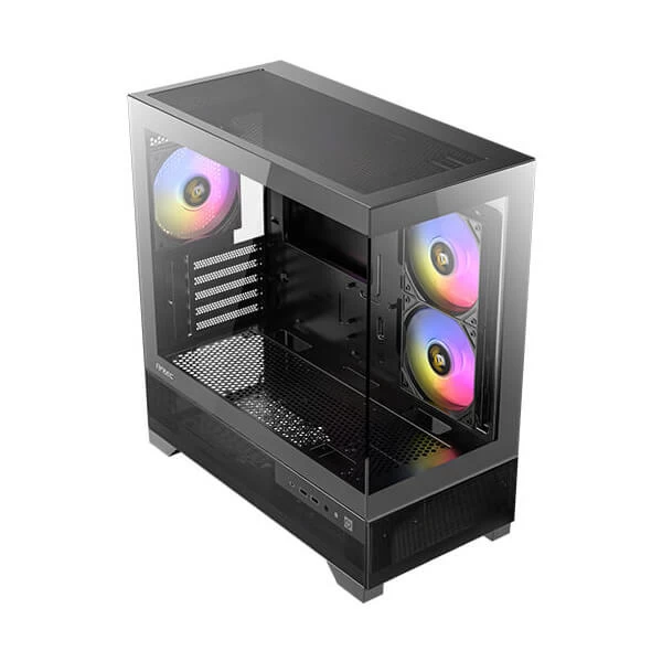 Antec CX500M RGB (M-ATX) Mini Tower Cabinet (Black) hover view