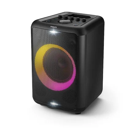 Philips TAX3206 Mono Channel Bluetooth party speaker with Karaoke Effects, Black