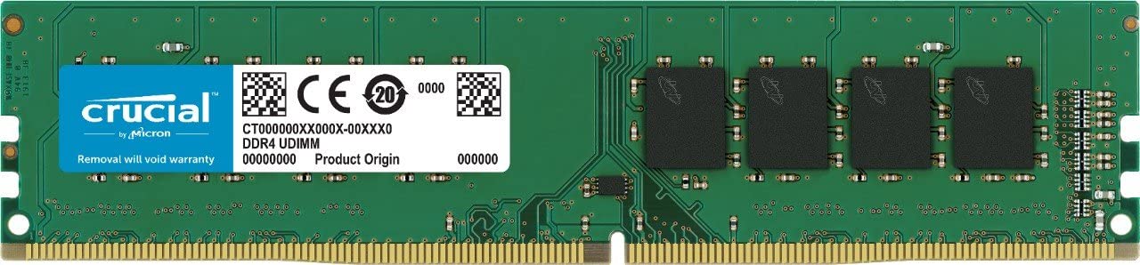 Crucial RAM 32GB DDR4 3200 MHz CL22 Desktop Memory