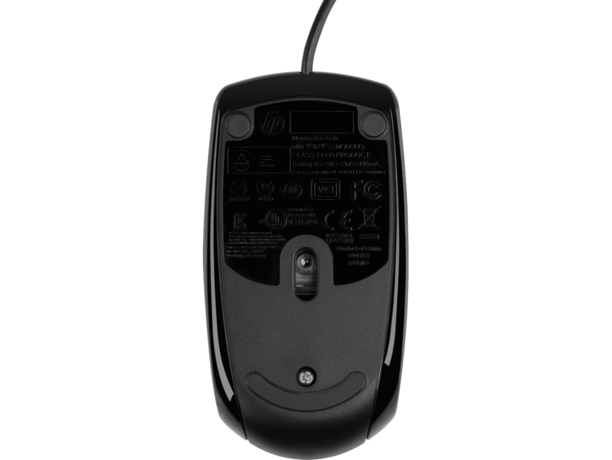 HP USB X500 Wired Optical Sensor Mouse