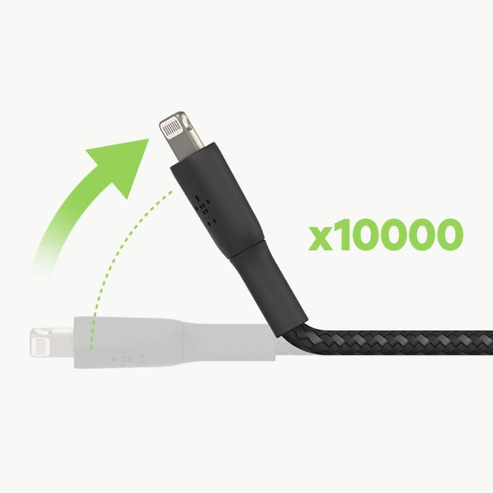 Belkin 3ft USB-C to Lightning Cable Apple MFi-Certified iPhone 3' Black