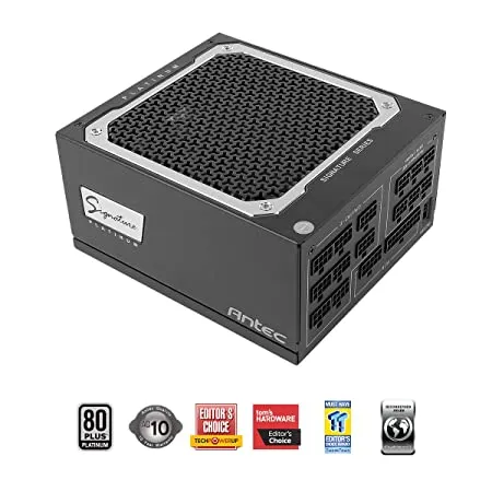 Antec Signature Series SP1000, 80 PLUS Platinum Certified, 1000W Full Modular  Power supply