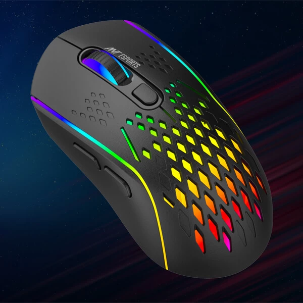 Ant Esports GM700 Wireless Gaming Mouse (Black)