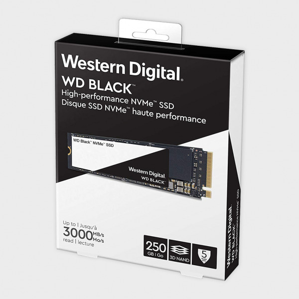 WD - Black 250GB High-Performance NVMe PCIe Gen3 (WDS250G2X0C)