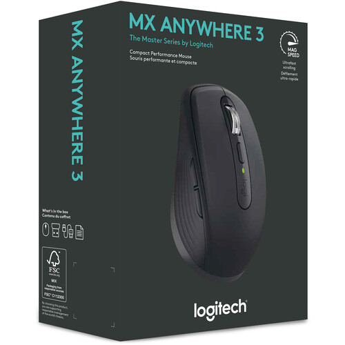 Emulatie reinigen Schrijfmachine Logitech MX Anywhere 3 Wireless Mouse (Graphite) -