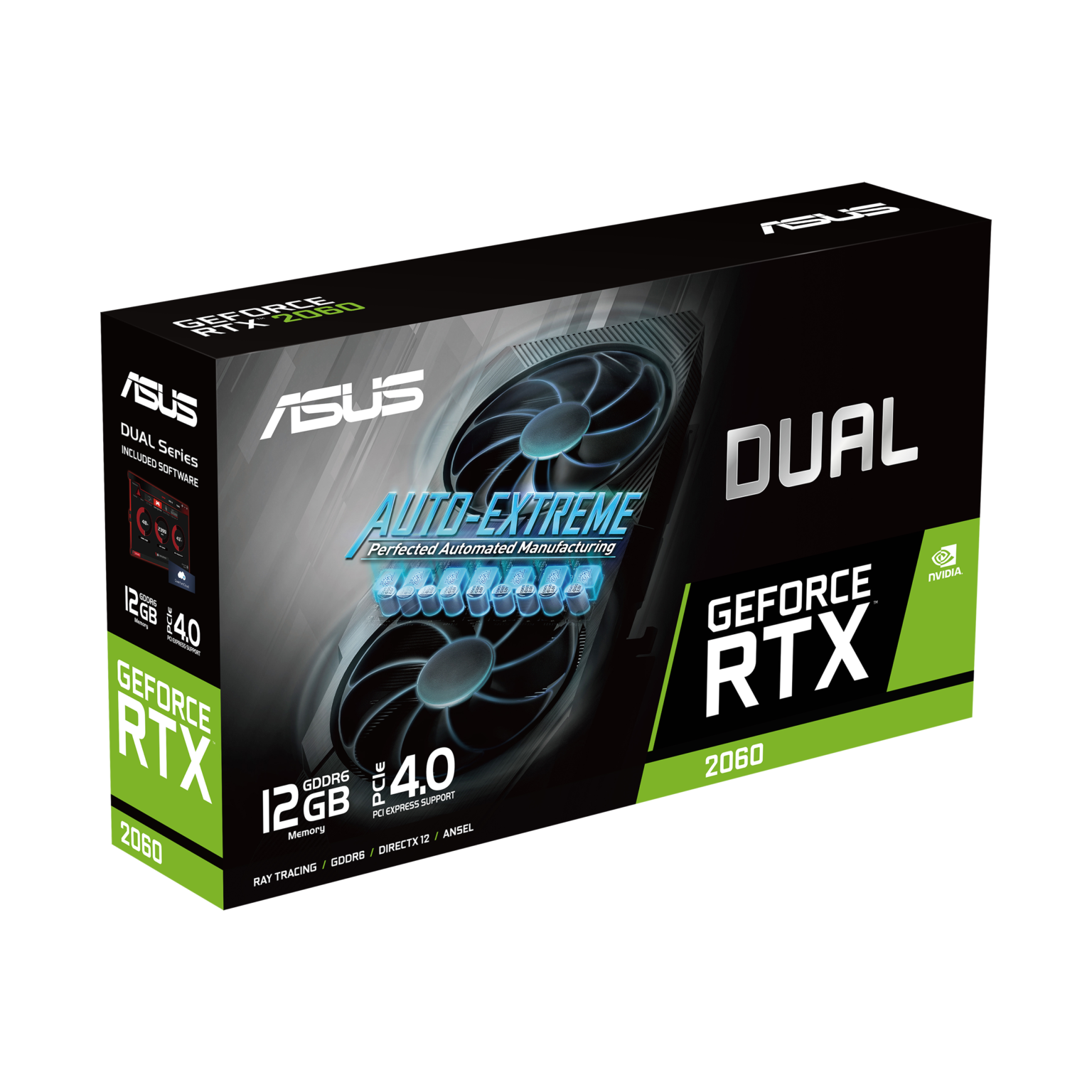 ASUS Dual GeForce RTX?2060 グラフィクスボード OC/6G/DDR6/2.5 slot (DUAL-RTX2060